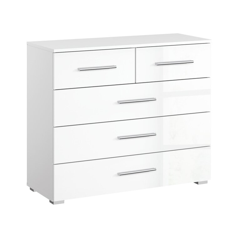 Wayfair white gloss chest deals of drawers